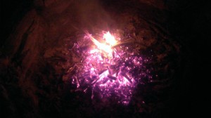 Our Samhain fire.